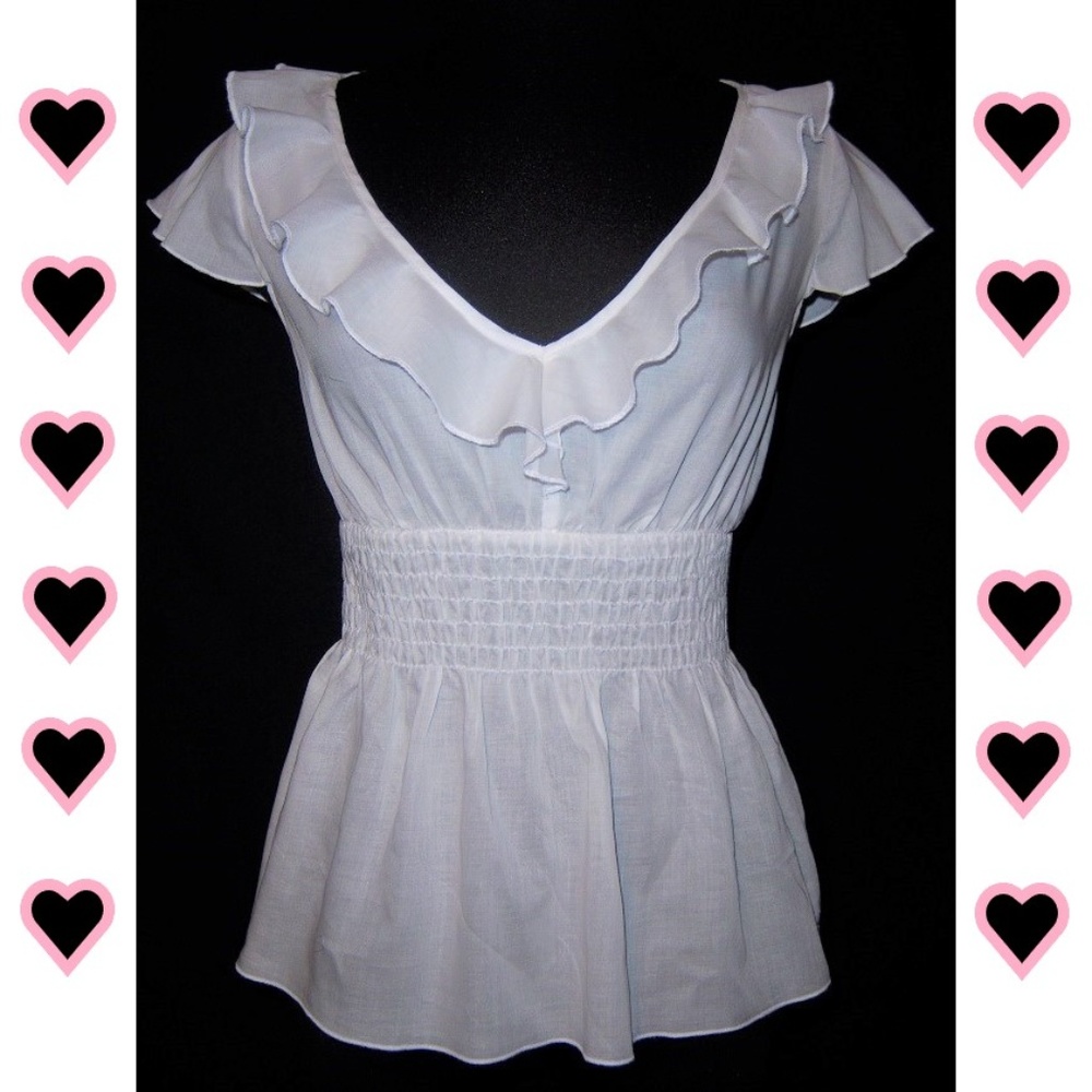 NWT The LIMITED Romantic Flutter Top